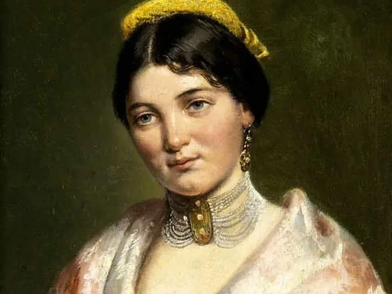 1806-Carl I Rohde - Ragazza in abito tradizionale